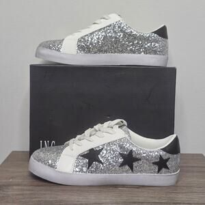 International Concepts Youth Ayra Sneakers Glitter Stars Size 5 NWT